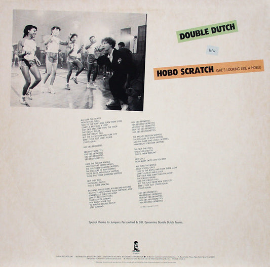 Malcolm McLaren : Double Dutch (12")
