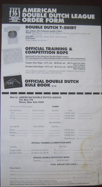 Malcolm McLaren : Double Dutch (12")