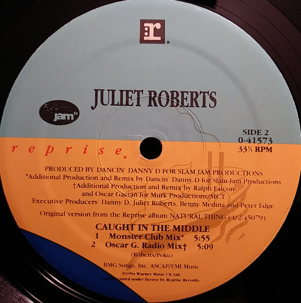 Juliet Roberts : Caught In The Middle (12", Maxi)