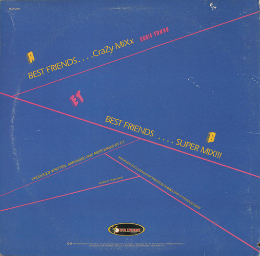 ET Eddie Towns* : Best Friends (12")