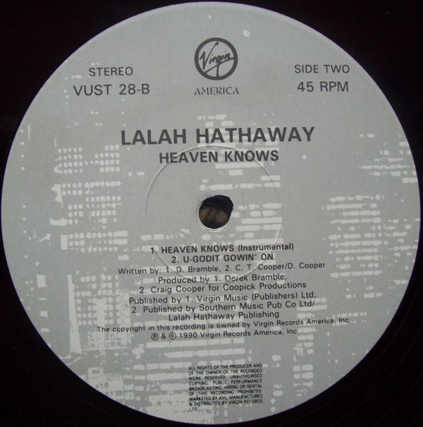 Lalah Hathaway : Heaven Knows (12")