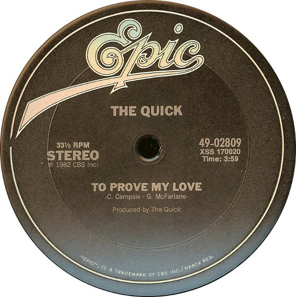 The Quick : Rhythm Of The Jungle (12", Single)