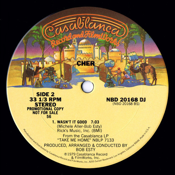Cher : Take Me Home (12", Single, Promo, 56)
