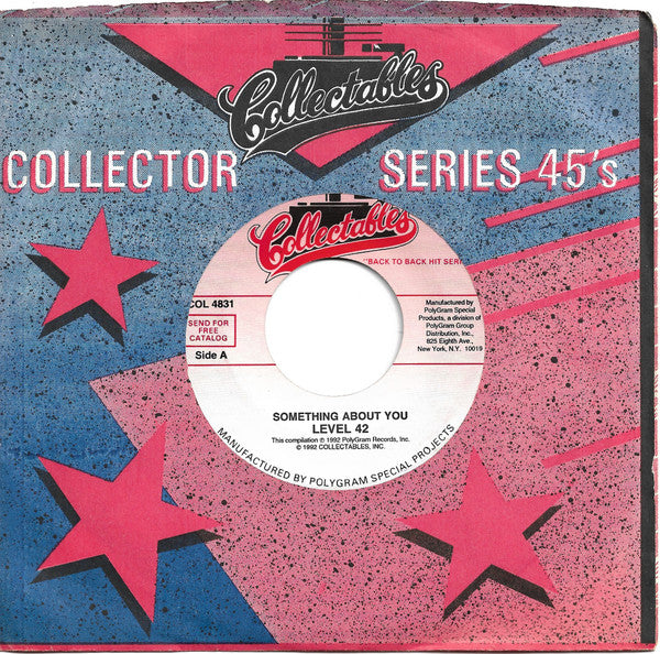 Level 42 : Something About You / Lessons In Love (7")