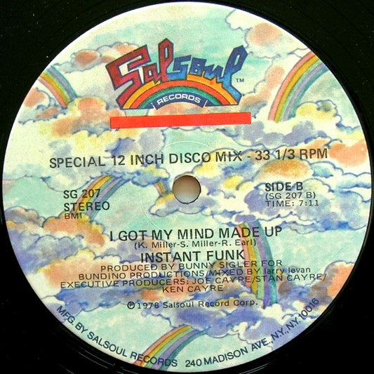 Instant Funk : I Got My Mind Made Up (12", Single, Ind)