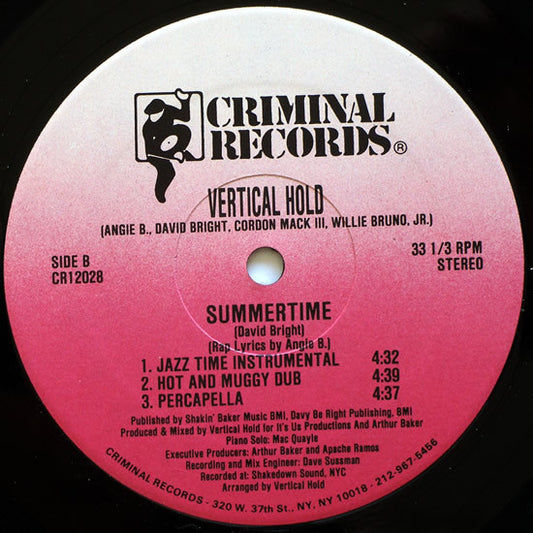 Vertical Hold : Summertime (12")