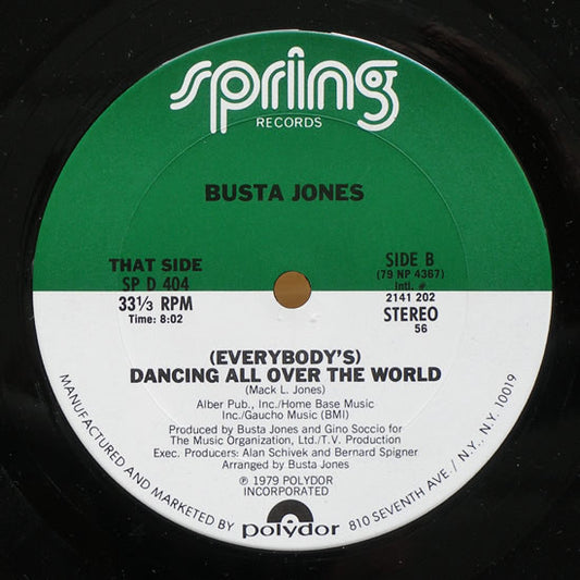 Busta Jones : (You) Keep On Making Me Hot (12")