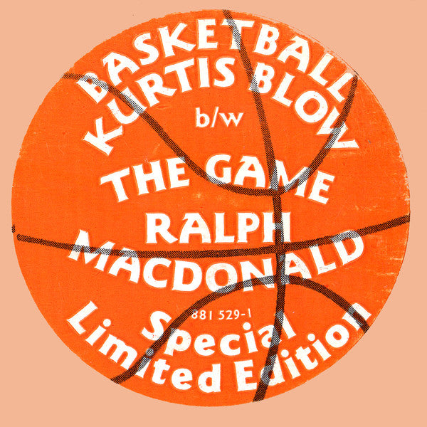Kurtis Blow / Ralph MacDonald : Basketball / The Game (12", Single, Ltd, S/Edition)