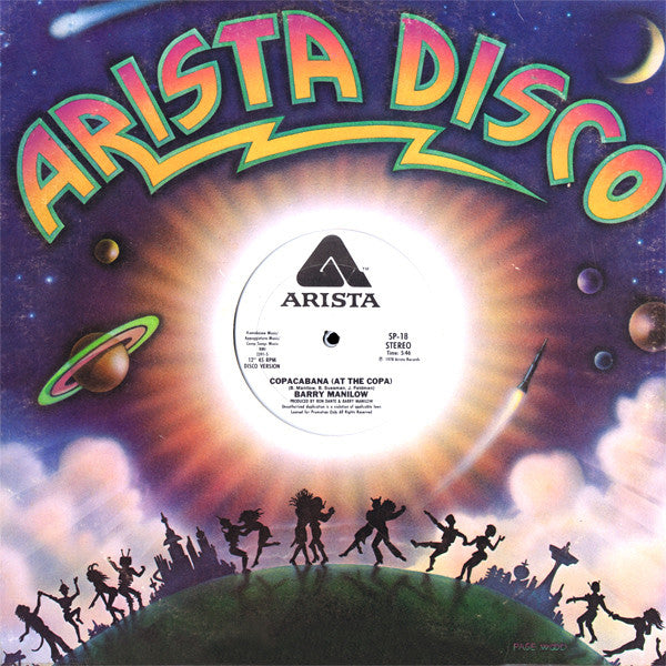Barry Manilow : Copacabana (At The Copa) (12", S/Sided, Promo)