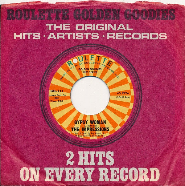 The Impressions : Gypsy Woman / It's All Right (7")