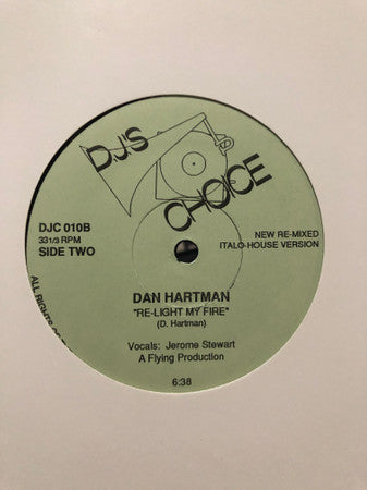 Front Page (2) / Dan Hartman : Love Insurance / Re-Light My Fire (12")