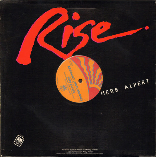 Herb Alpert : Rise (12", Single)