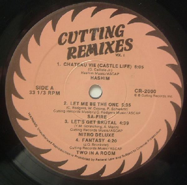 Various : Cutting Remixes (Vol. 1) (LP, Comp)