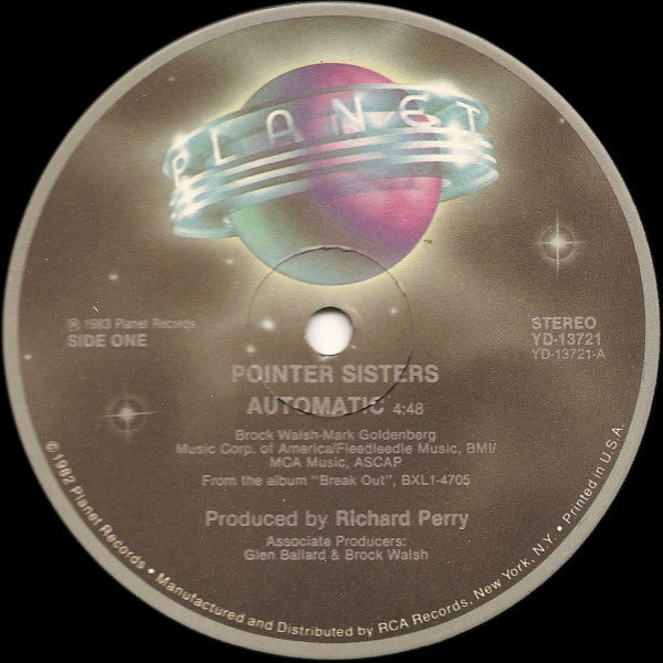 Pointer Sisters : Automatic (12", Single)