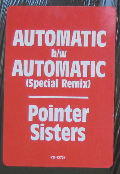 Pointer Sisters : Automatic (12", Single)