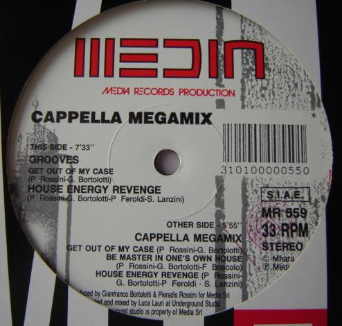 Cappella : Cappella Megamix (12", Single, Mixed)