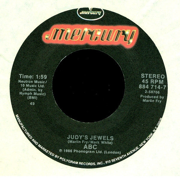 ABC : Vanity Kills (7", Single)