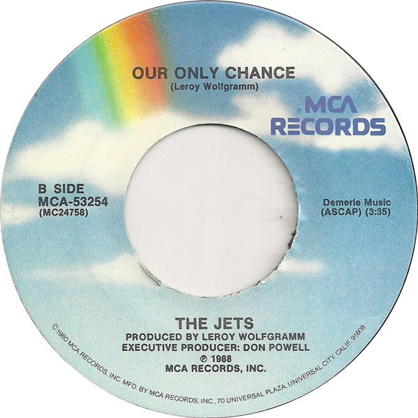 The Jets : Rocket 2 U (7", Single, Pin)
