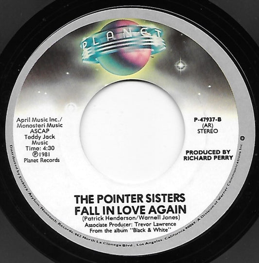 The Pointer Sisters* : What A Surprise (7", Single)