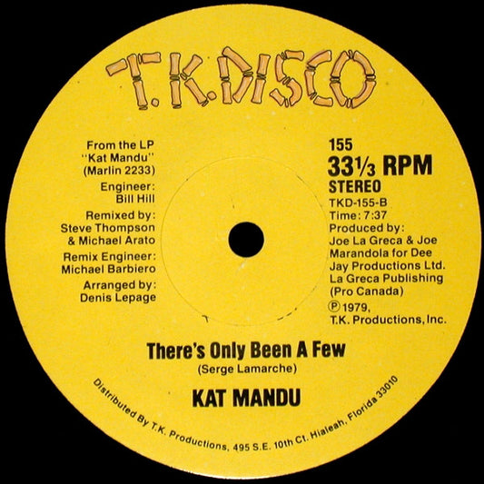 Kat Mandu : The Break / There's Only Been A Few (12")