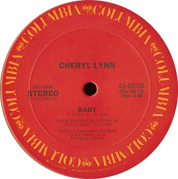 Cheryl Lynn : Shake It Up Tonight (12")