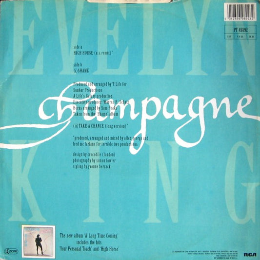 Evelyn 'Champagne' King* : High Horse (U.S. Remix) (12")