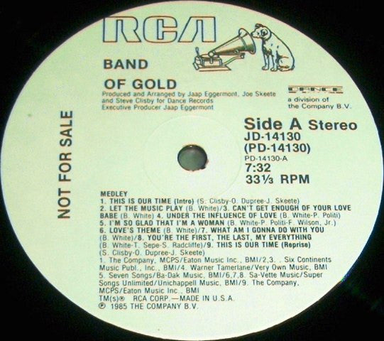 Band Of Gold : This Is Our Time (12", Promo)