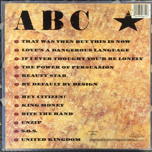 ABC : Beauty Stab (LP, Album, 26 )