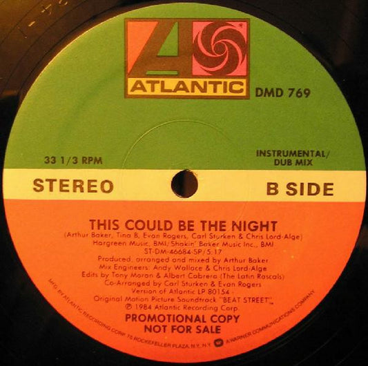 Cindy Mizelle : This Could Be The Night (12", Maxi, Promo, SP )