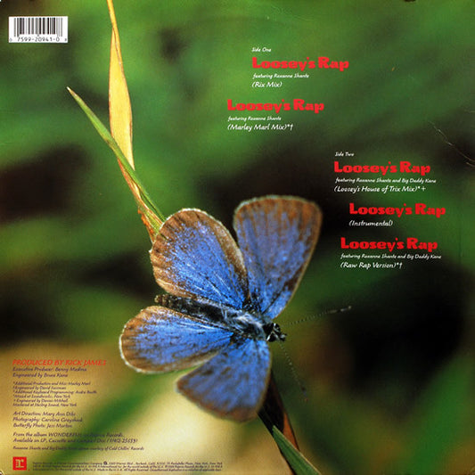 Rick James Featuring Roxanne Shanté And Big Daddy Kane : Loosey's Rap (12", Maxi)