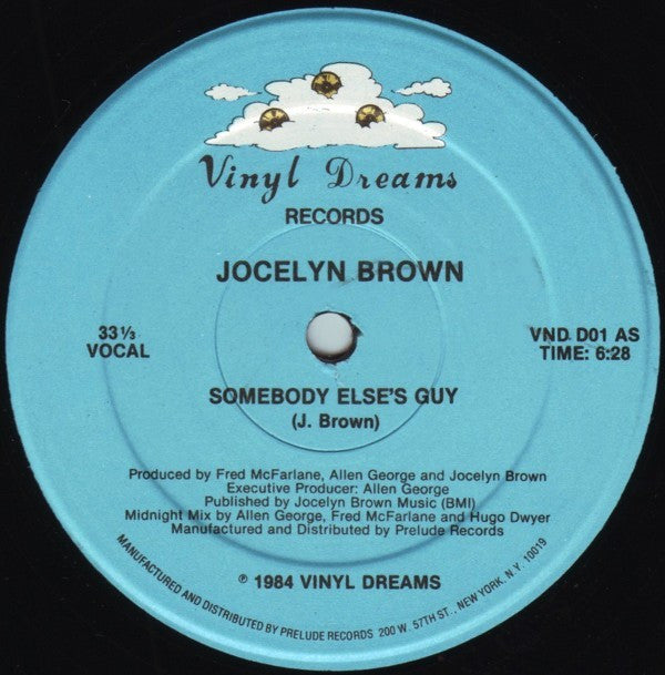 Jocelyn Brown : Somebody Else's Guy (12", RE, 2nd)
