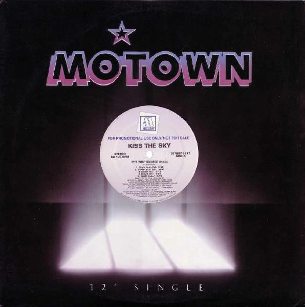 Kiss The Sky : It's You (Remix) (12", Promo)