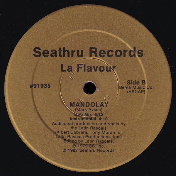 La Flavour : Mandolay (12", Gol)