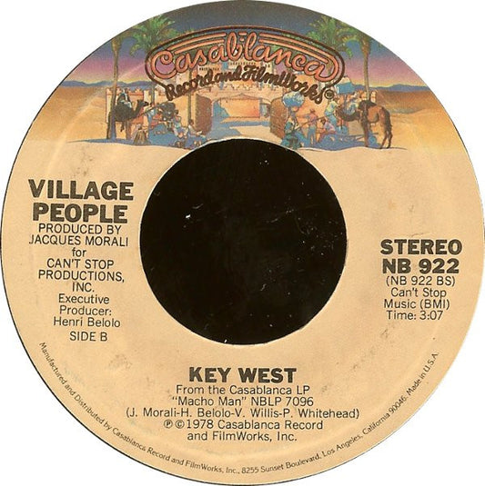 Village People : Macho Man (7", Single, San)