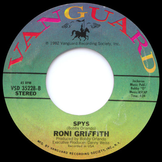 Roni Griffith : (The Best Part Of) Breakin' Up / Spys (7")