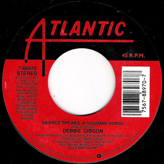 Debbie Gibson : Lost In Your Eyes (7", Single, AR )