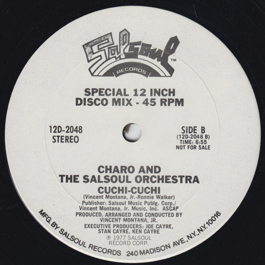 Charo And The Salsoul Orchestra : Dance A Little Bit Closer (12", Promo)
