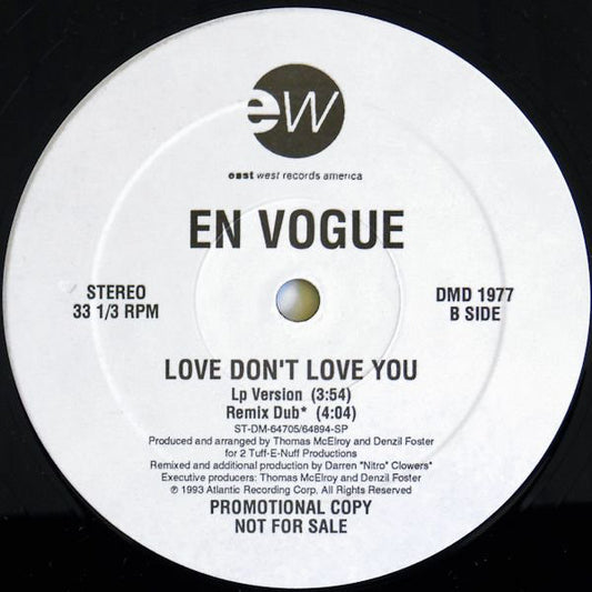 En Vogue : Love Don't Love You (12", Promo)