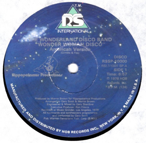 The Wonderland Disco Band* : Wonder Woman Disco (12")