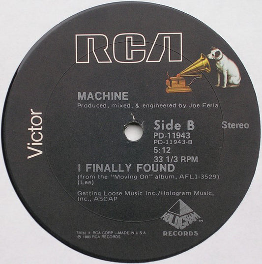 Machine : Is It Love (12", Single)