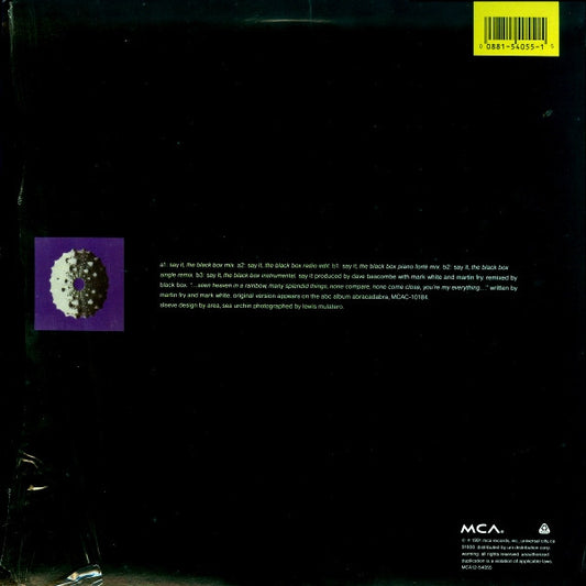 ABC : Say It (12", Single)