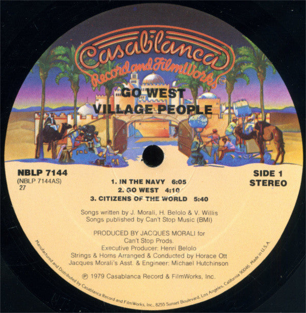 Village People : Go West (LP, Album, Als)