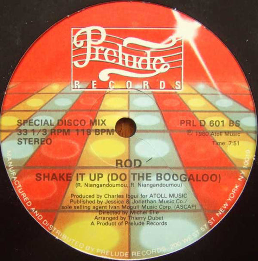 Rod : Shake It Up (Do The Boogaloo) (12", Single)