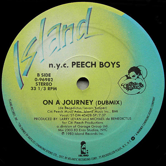 Peech Boys : On A Journey (12", Single)