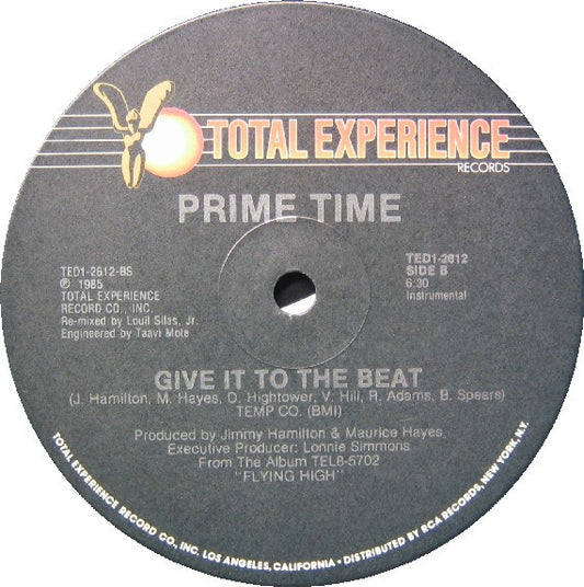 Prime Time (4) : Give It To The Beat (12")