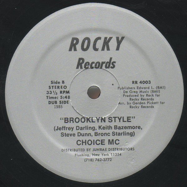 Choice MC* : Brooklyn Style (12")