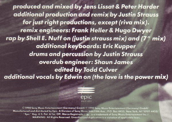 Off Shore* : I Can't Take The Power (12")