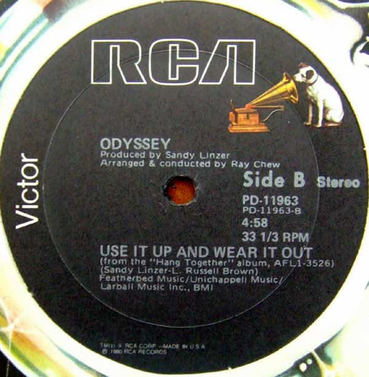 Odyssey (2) : Don't Tell Me, Tell Her / Use It Up And Wear It Out (12", Single)