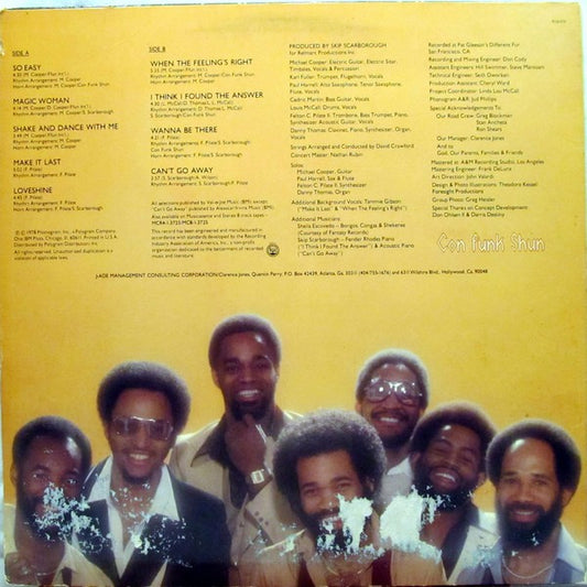 Con Funk Shun : Loveshine (LP, Album, CRP)