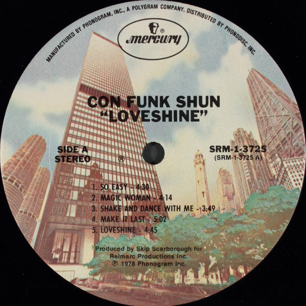 Con Funk Shun : Loveshine (LP, Album, CRP)